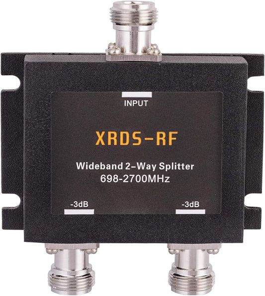 Wide-Band 2 Way Splitter-3dB N Type Female for 4G/LTE Systems