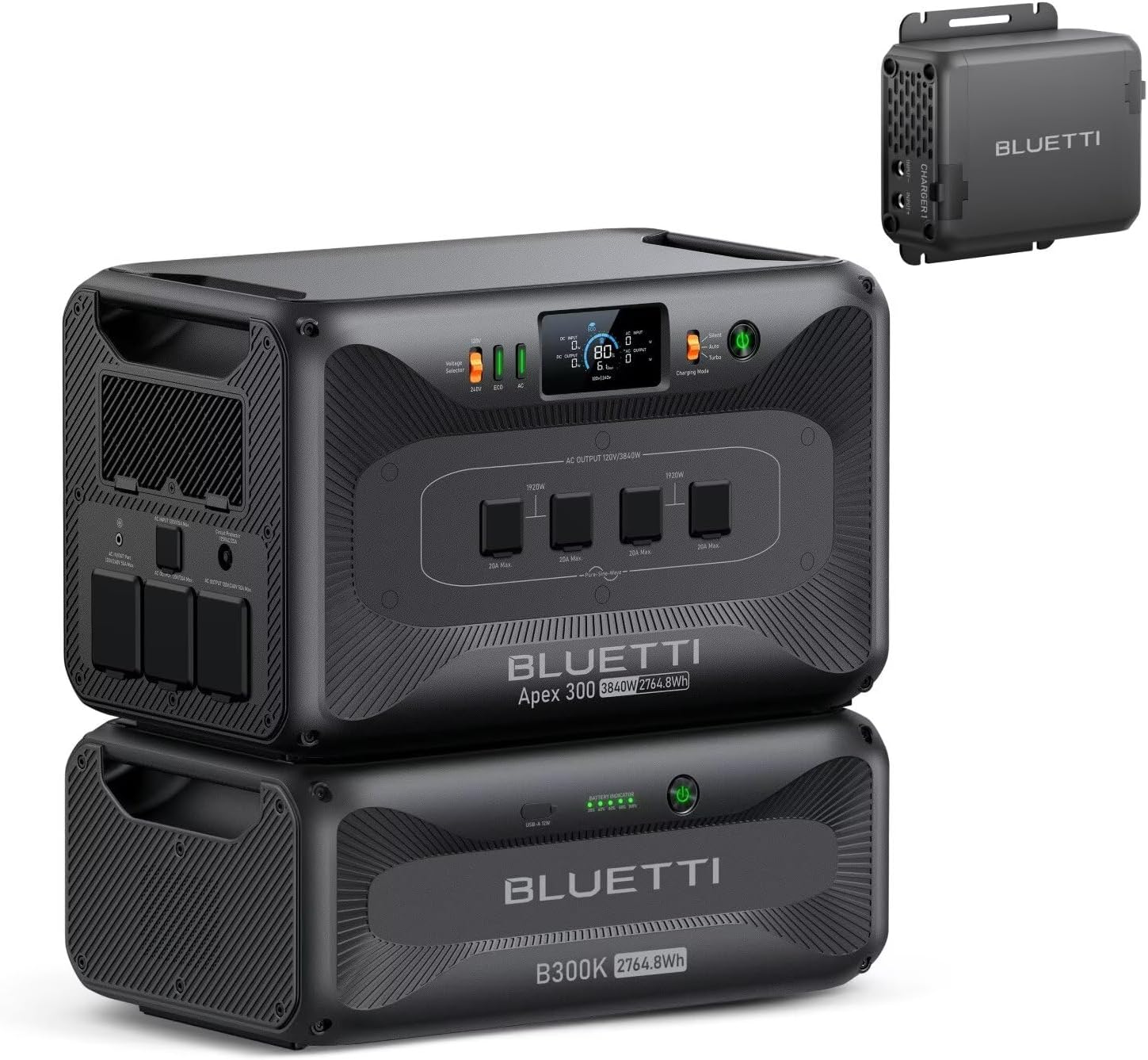 BLUETTI Portable Power Station Apex 300 for Camping and RV Life