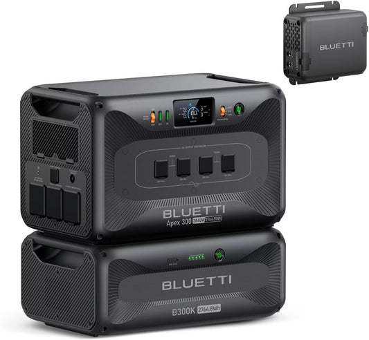BLUETTI Portable Power Station Apex 300 for Camping and RV Life