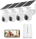 Security Cameras Wireless Outdoor 4 Cam Kit - 2K Color Night Vision