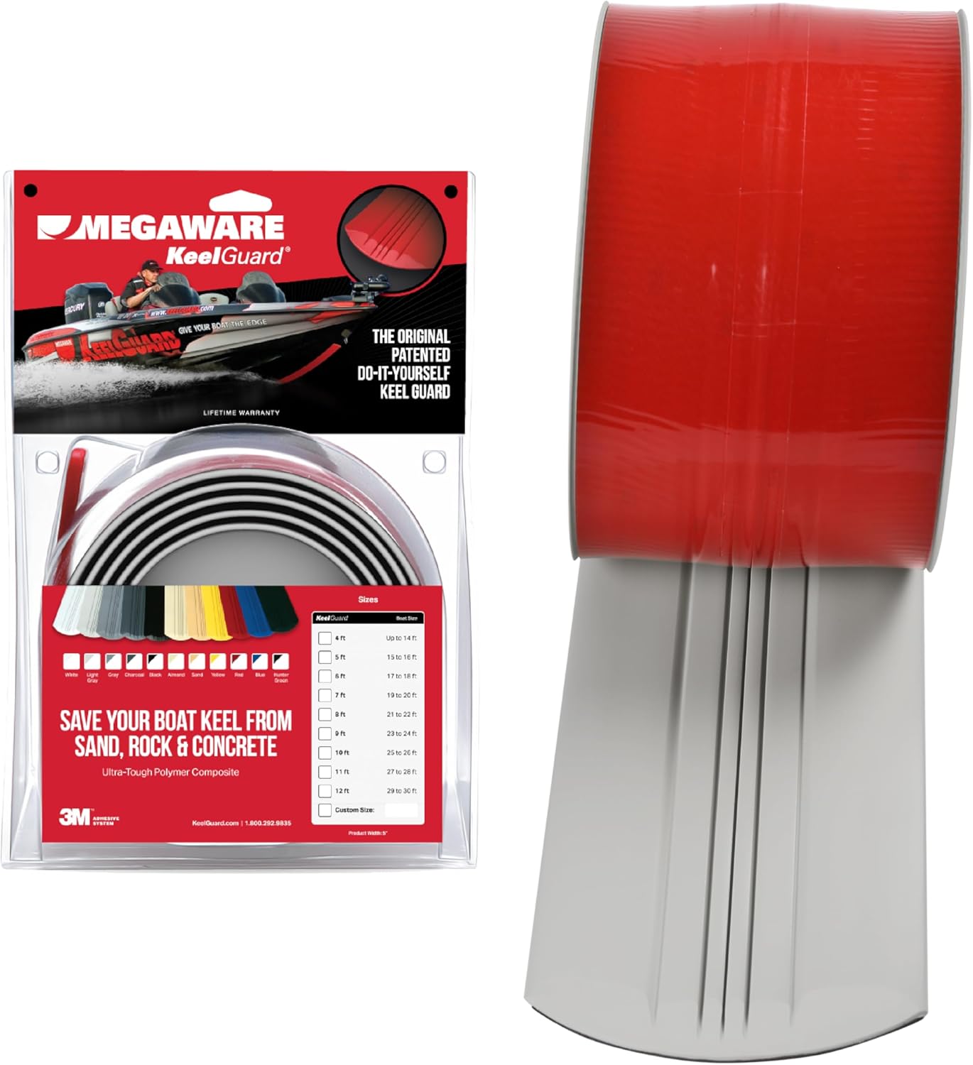 MEGAWARE KEELGUARD DIY Keel Guard for Boat Protection and Style