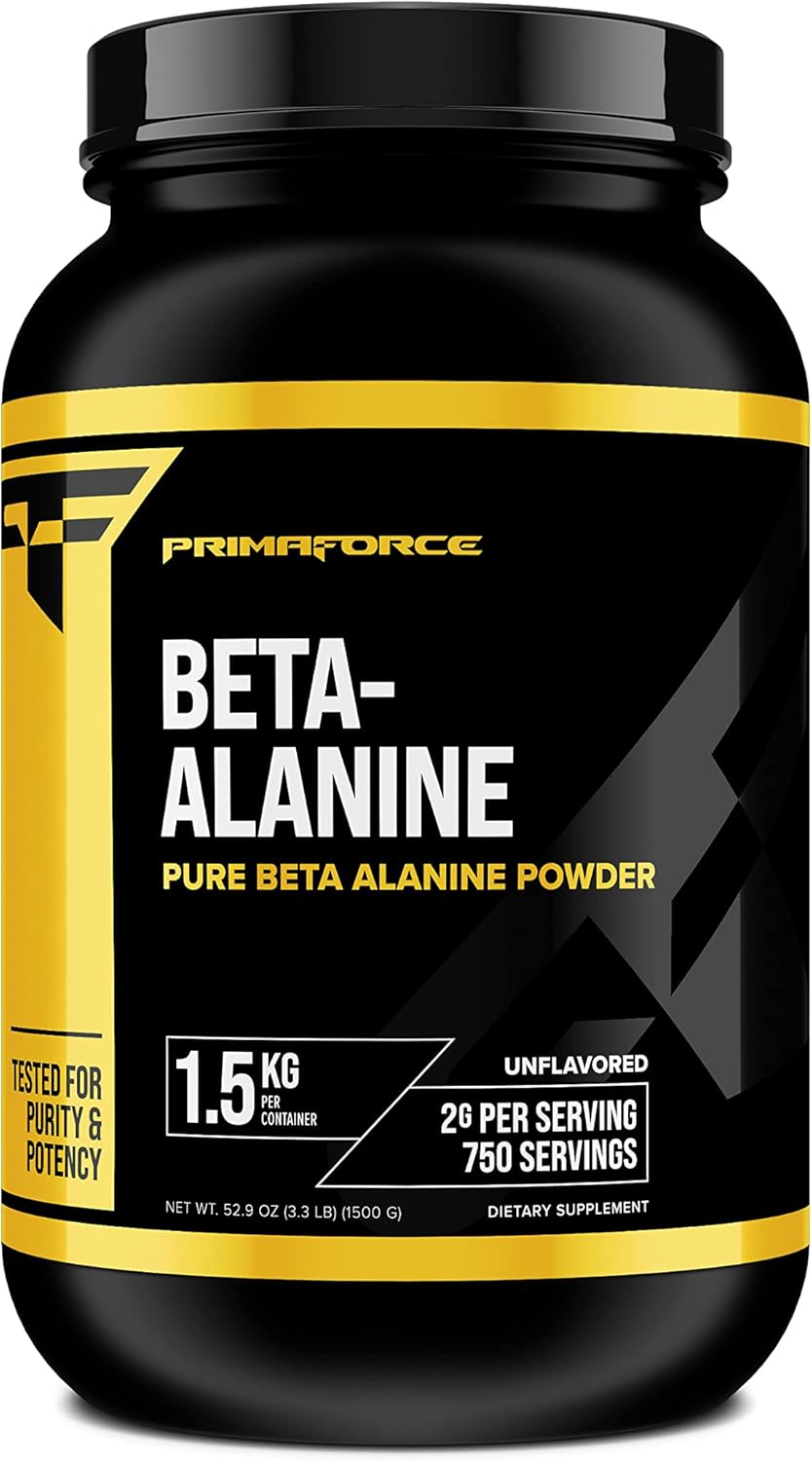 Primaforce Beta Alanine Powder - Unflavored Supplement for Fitness