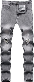 Men's Slim Fit Ripped Stretch Skinny Jeans for Men - Distressed