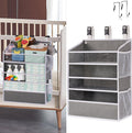 Hanging Diaper Caddy Organizer for Crib and Changing Table - Holds 90