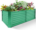 Land Guard 632 ft Galvanized Metal Raised Garden Bed 2FT Deep - Large