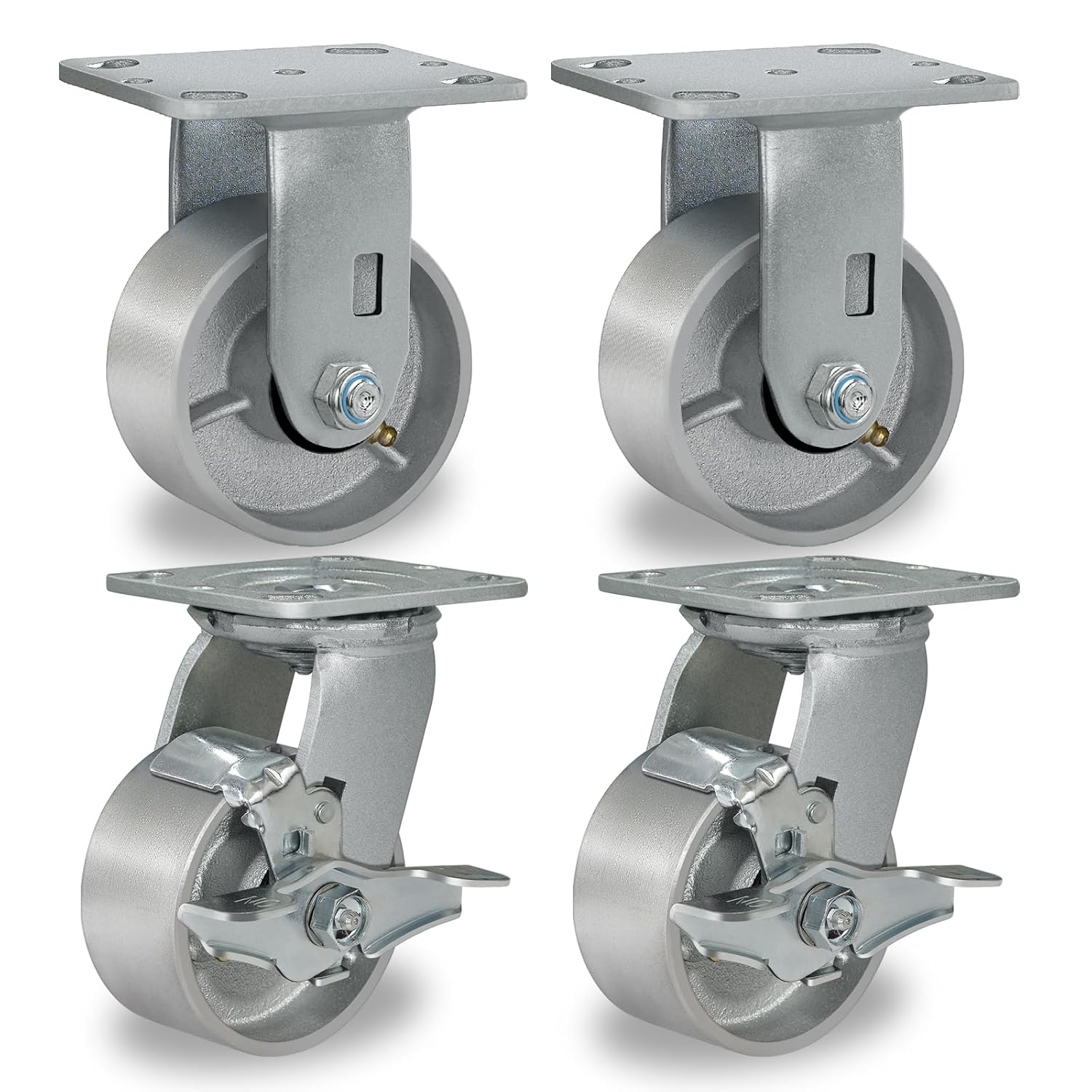 4in x 2in Heavy Duty Industrial Caster Wheels for Versatile Use