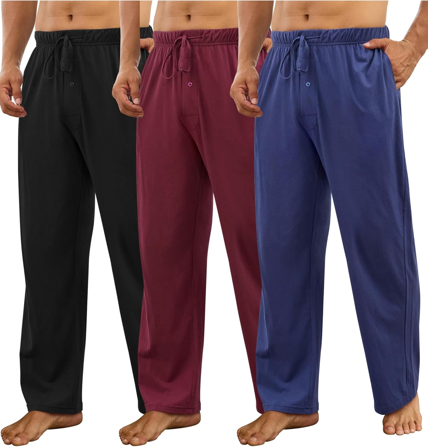 Mens Cotton Pajama Pants for Comfort and Versatile Use