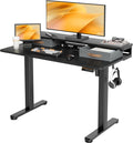 Seang Electric Standing Desk with 2 Drawers - Adjustable 48 in Desk