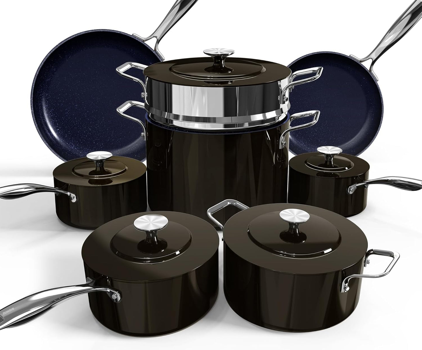 Nuwave Lux 13pc Forged Cookware Set with Healthy Duralon Coating