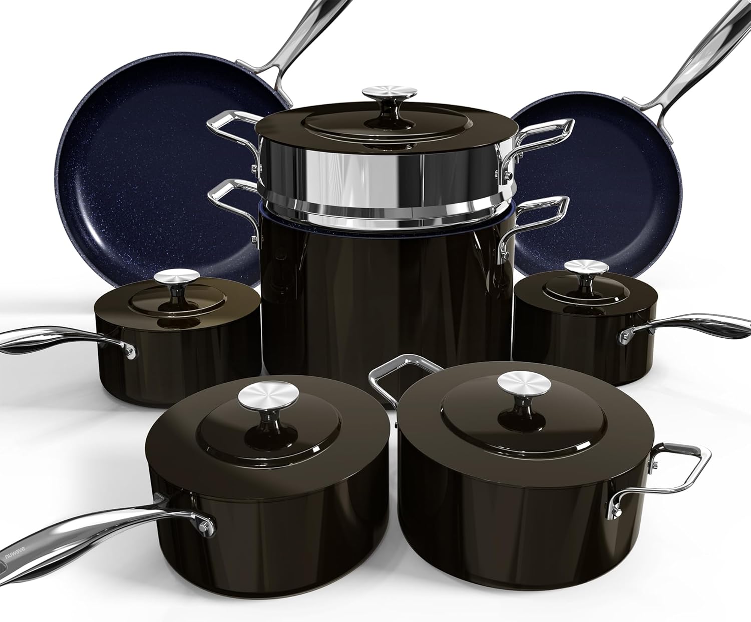 Nuwave Lux 13pc Forged Cookware Set with Healthy Duralon Coating