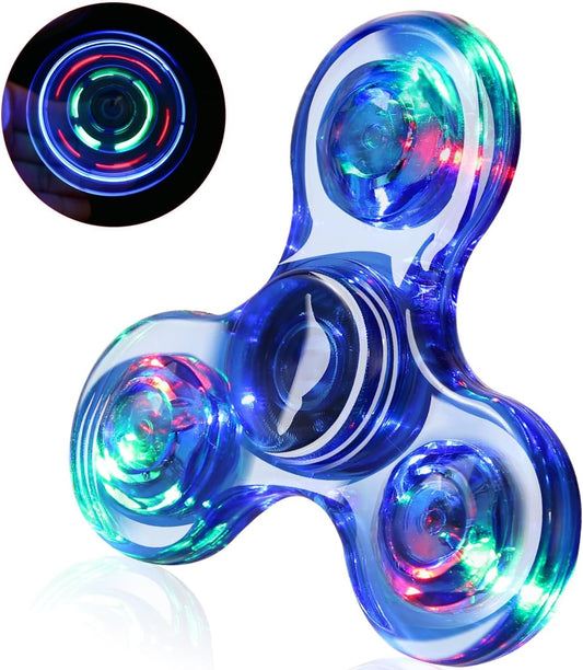 SCIONE LED Fidget Spinners: Glow in The Dark Fun