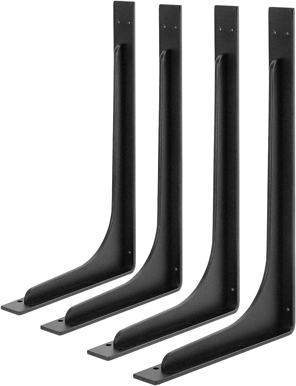 12in x 7in Heavy Duty Shelf Brackets for Strong Support