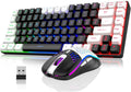 RedThunder K84 Wireless Keyboard and Mouse Combo - Compact