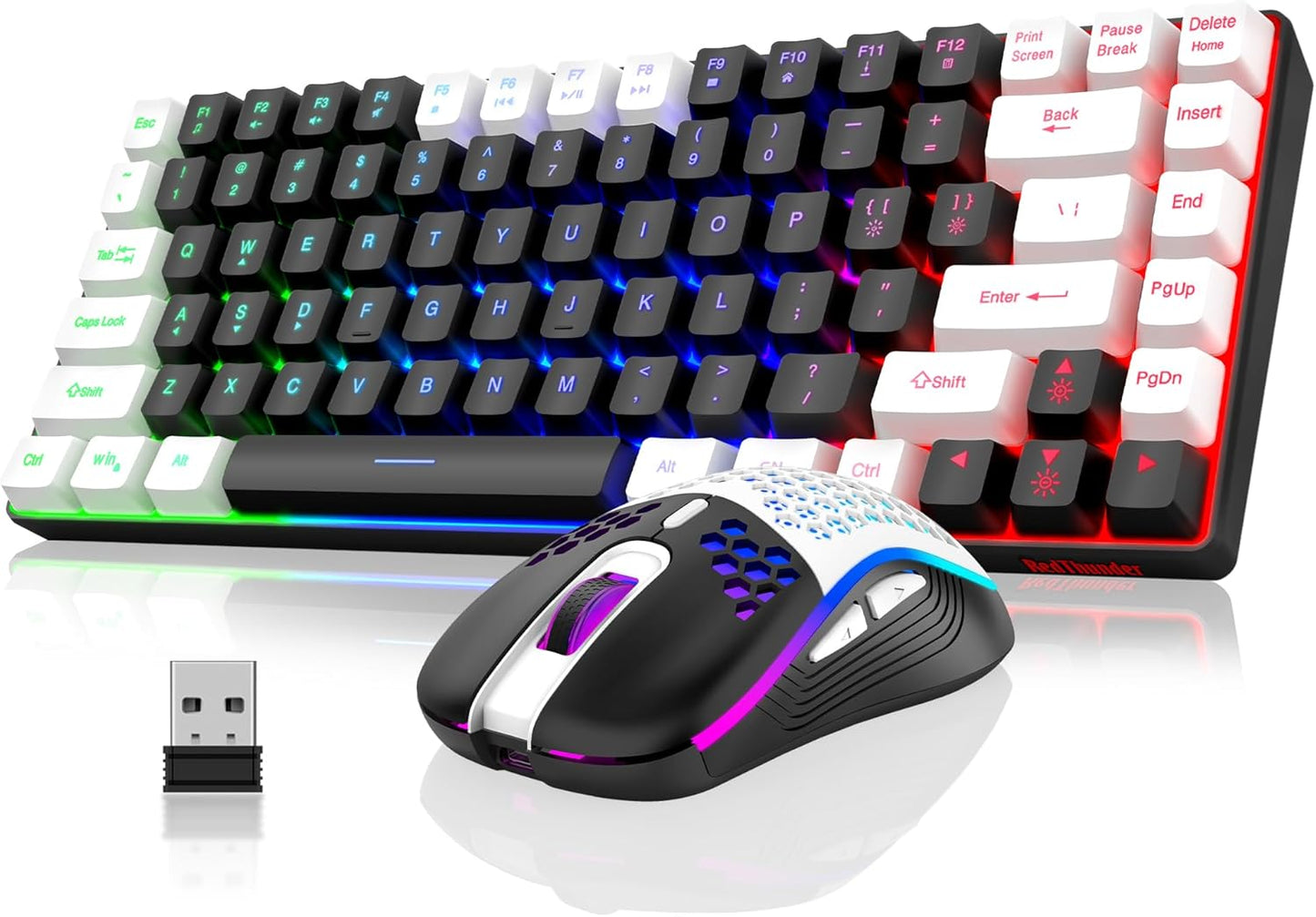 RedThunder K84 Wireless Keyboard and Mouse Combo for Gaming