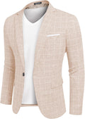 COOFANDY Men's Slim Fit Blazer One Button Sport Coat - Versatile Style