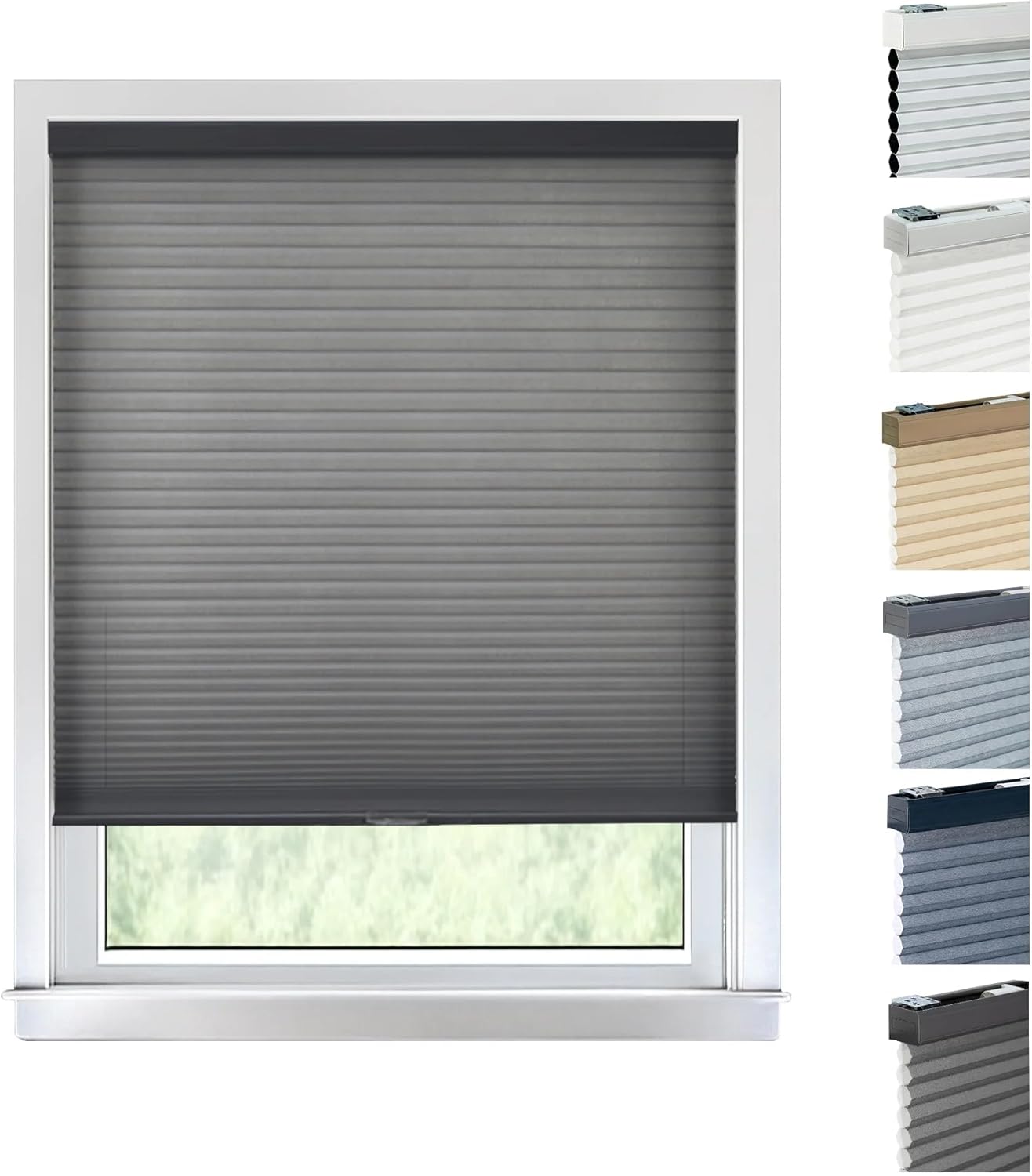 Chicology Cellular Shades Cordless Blinds for Windows 36W X 84H