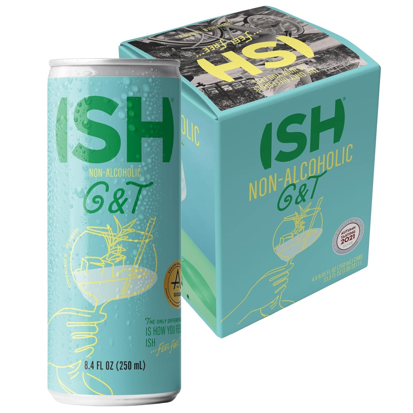 ISH G&T Non-Alcoholic Cocktail 4 Pack