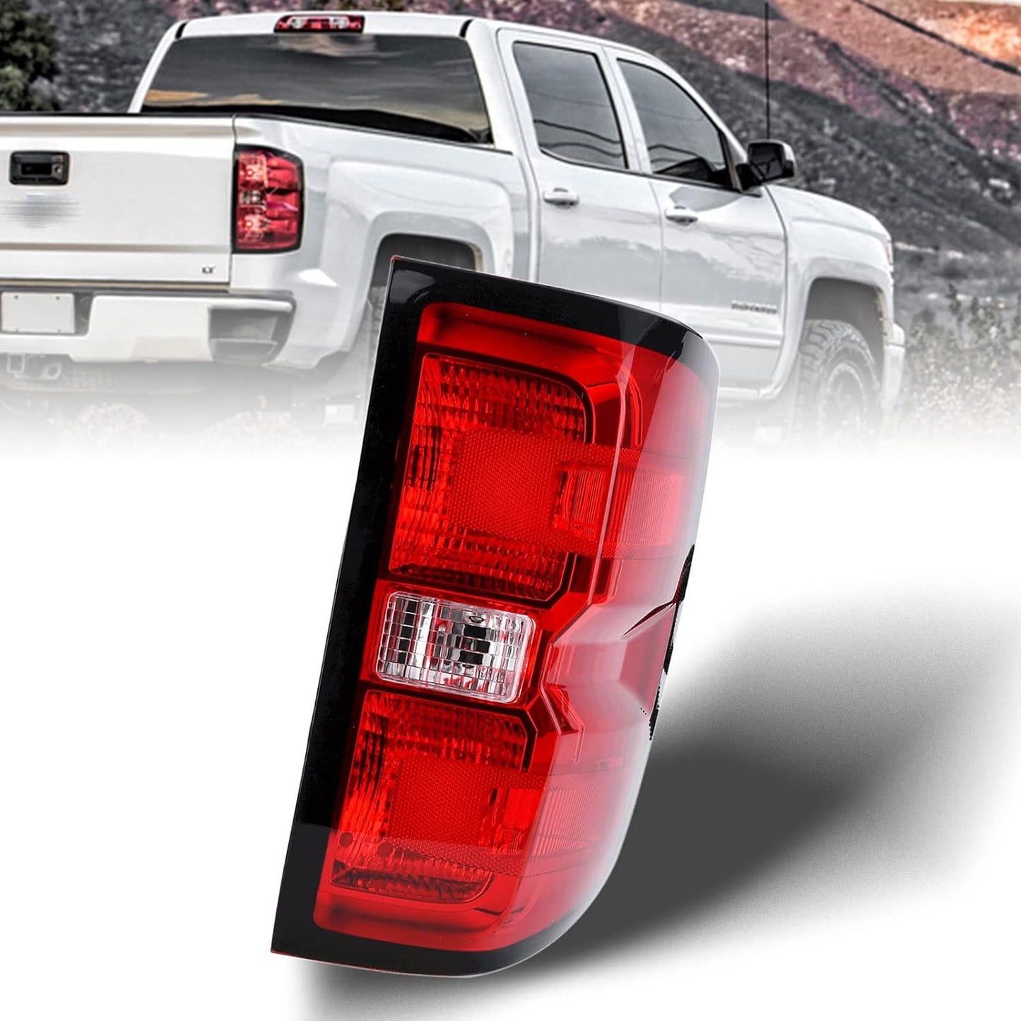 Nakuuly Factory Style Tail Light Assembly for Silverado 1500 2500 HD