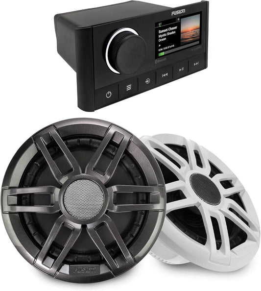 High-Performance Marine Audio Bundle: Fusion MS-RA670 Receiver & XS-F65SPGW Speakers