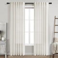 Cream Linen Curtains 84 Inch Length for Elegant Home Decor