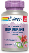 Berberine 500mg Berberine HCl Supplement - 100 VegCaps