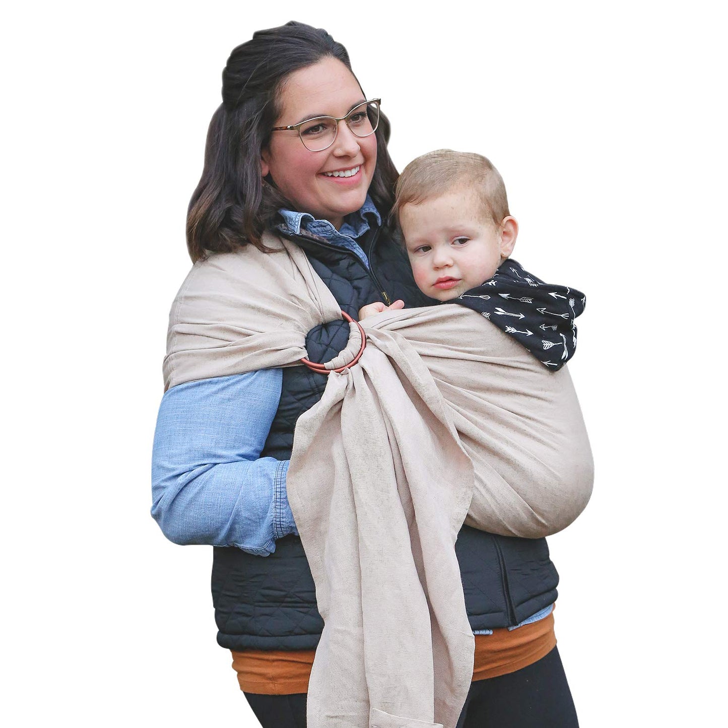 Nalakai Luxury Linen Baby Sling - Keep Your Baby Close