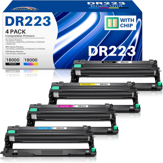 Colorfly DR223CL Drum Unit Compatible Replacement for Brother