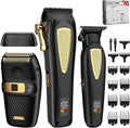 Professional Hair Clippers for Man - 3-in-1 Cordless Trimmer