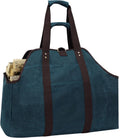 Waxed Canvas Log Carrier Tote Bag Extra Large - Durable Firewood