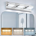 VONLUCE Bathroom Vanity Light Fixture, 3-Light LED - Adjustable Color