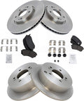 TRQ Front and Rear Brake Pad & Rotor Kit for Hyundai Tucson and Kia