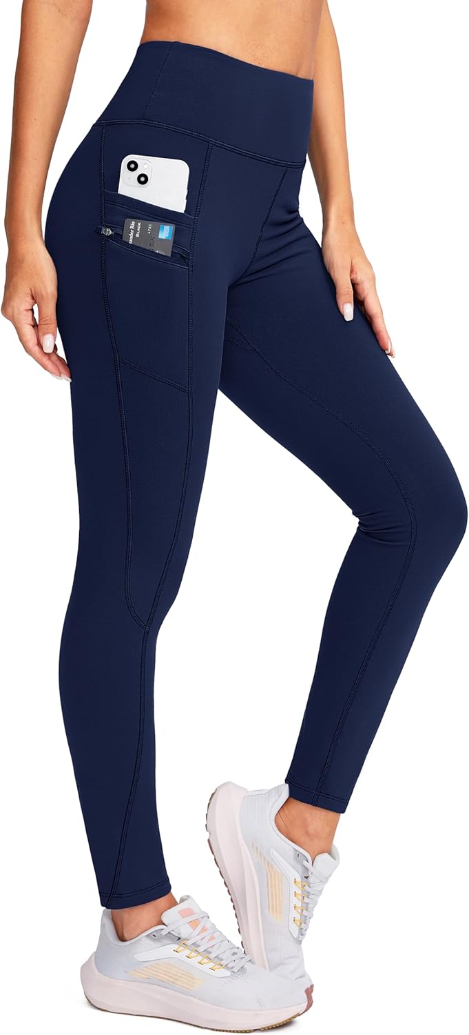 G Gradual Women's Fleece Lined Winter Leggings for Cold Weather