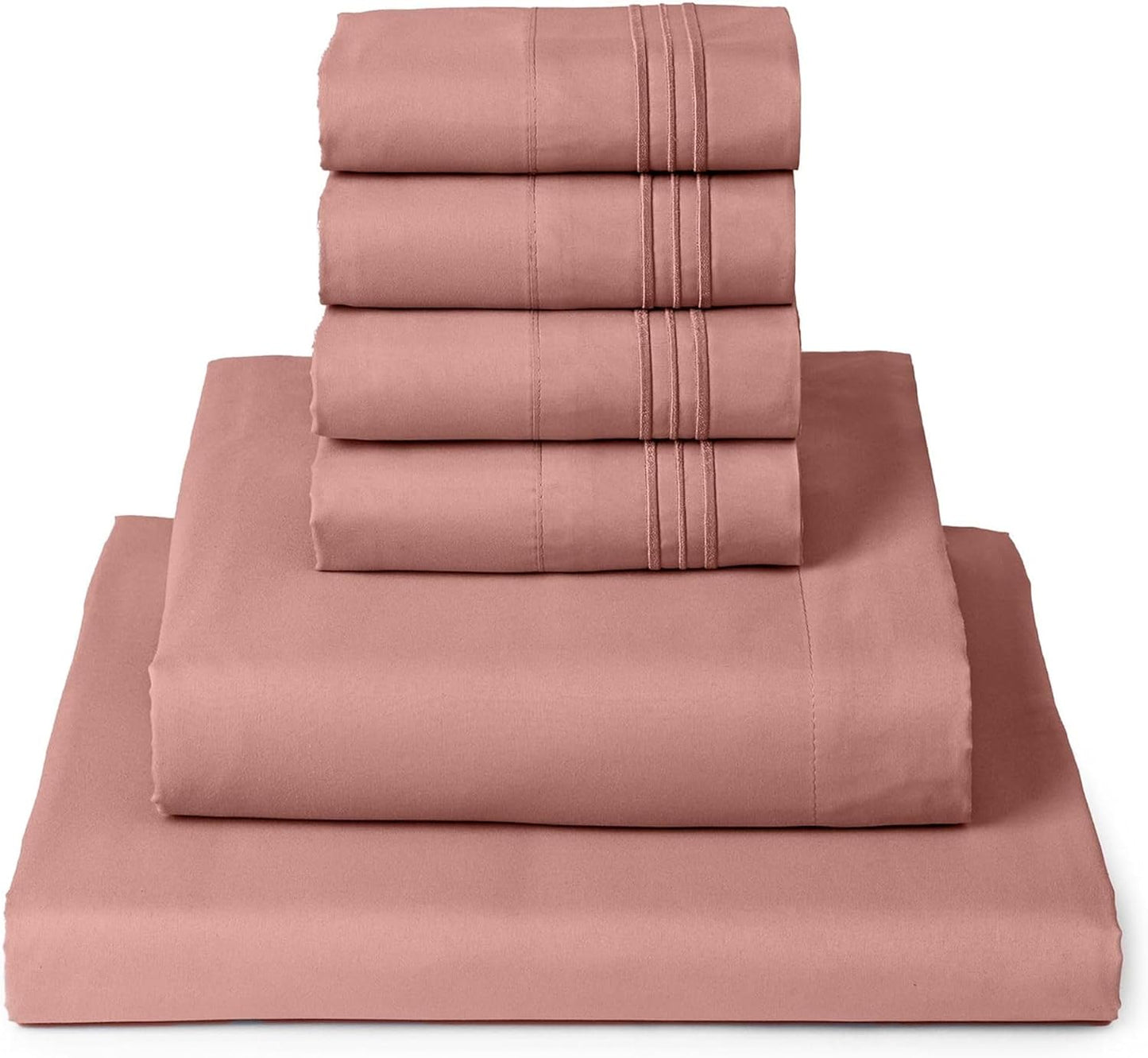 Mellanni Queen Sheet Set - 6-Piece Iconic Collection Bedding