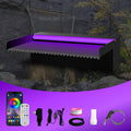 Pool Waterfall Spillway Stainless Steel Pond Fountain - LED App