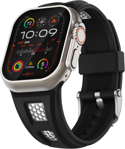 Rugged Silicone Sport Band for Apple Watch Ultra Series