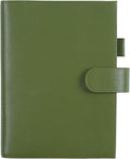 Moterm Leather Cover for A5 Notebooks - Pebbled Olive Planner Cover