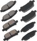 cciyu D906 D828 Ceramic Brake Pad Set for Toyota Vehicles
