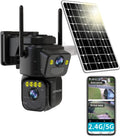 Security Cameras Outdoor WiFi with Dual Lens and Night Vision