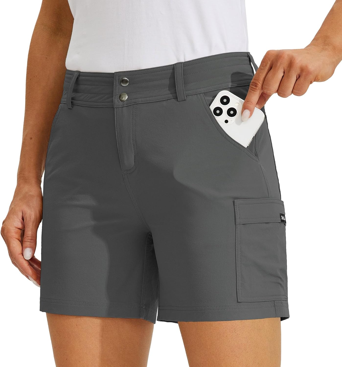 WILLIT Women's Golf Cargo Shorts Quick Dry for Summer