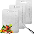 Titanium Cutting Boards 3-Pack - Durable Non-Stick Double-Sided Set