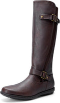 Women's Faux Fur-Lined Knee High Winter Boots - Tall Stiletto Style