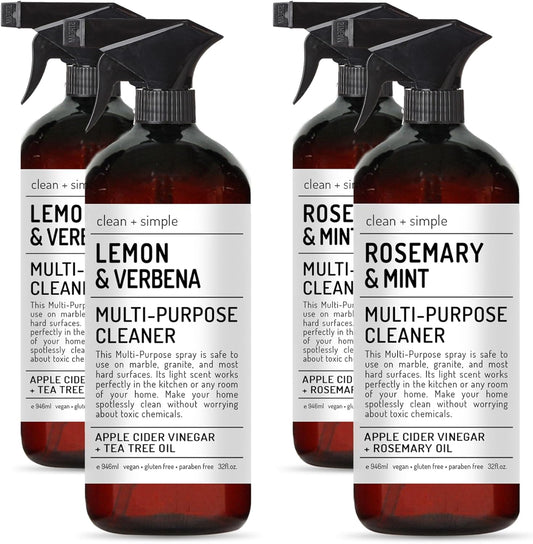 Clean + Simple Multi Purpose Cleaners with Natural Scents