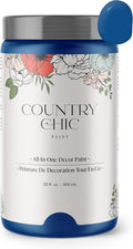 Country Chic All-in-One Chalk Paint Quart - Bling Bling Royal Blue