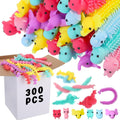 Stretchy String Fidget Toys Pack 100 - Bulk Sensory Worms for Stress