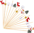 Yiphates 200x Festive Bamboo Toothpicks