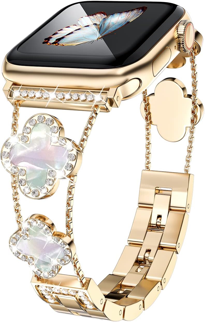 Diamond Metal Watch Bands - Sparkle & Style