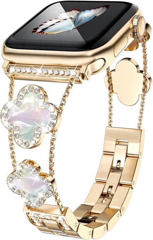 Diamond Metal Watch Bands - Sparkle & Style