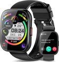 Smart Watch for Men Bluetooth Call 1.85in HD Touch Screen - Black