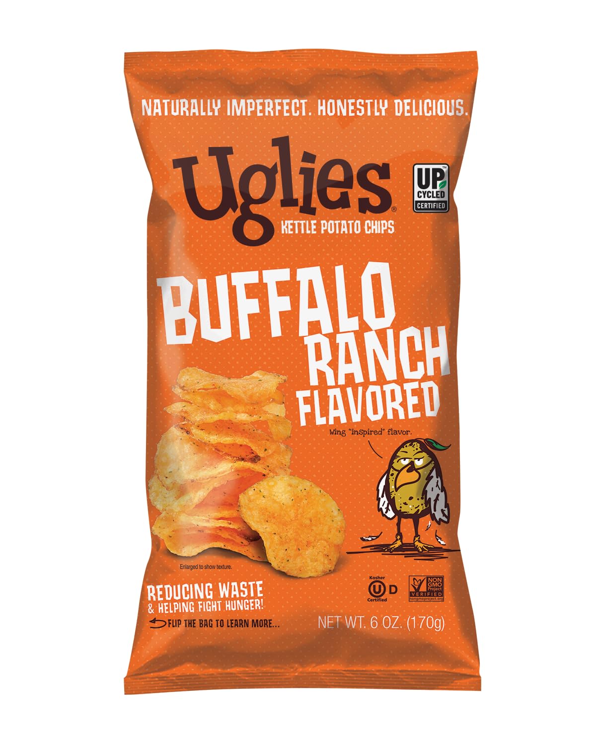 Uglies Buffalo Ranch Kettle-Cooked Potato Chips - Gluten-Free Snack