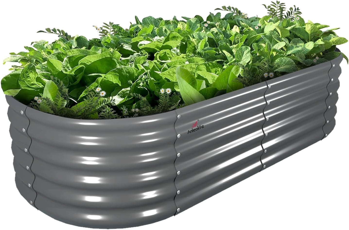 Galvanized Raised Garden Beds for Outdoor Planting and Decor